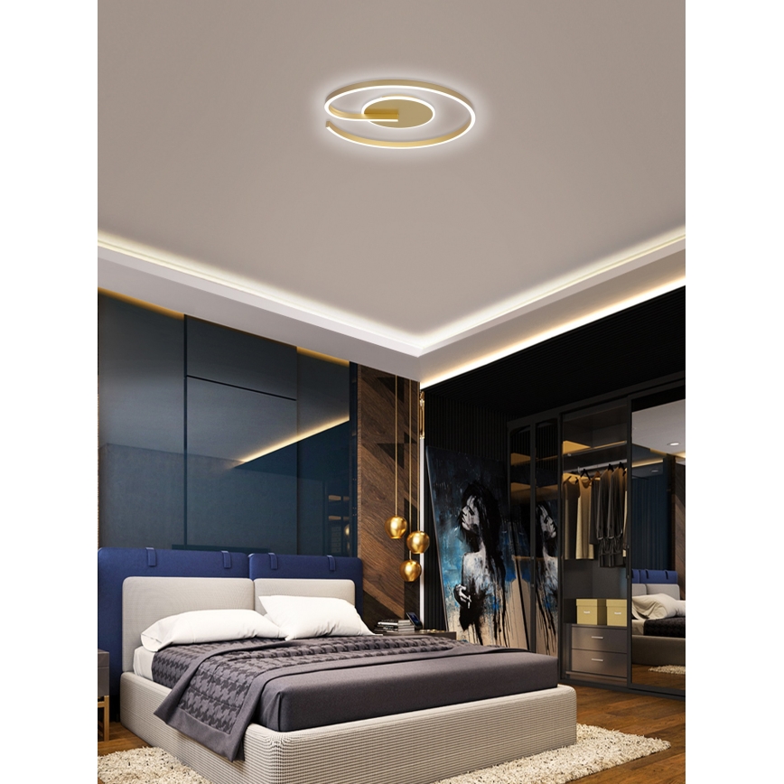 Brilagi -Himmennettävä LED-kattovalaisin SPIRAL LED/56W/230V 3000/4000/6000K+ kauko-ohjaus