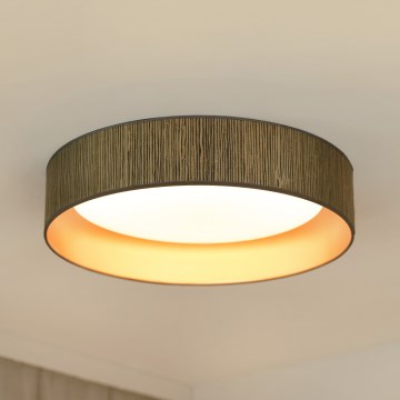 Brilagi - Himmennettävä LED-kattovalaisin VEGAS SHINE LED/24W/230V 3000/4000/6500K olki ruskea/kulta + kauko-ohjaus