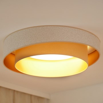 Brilagi - Himmennettävä LED-kattovalaisin VEGAS SHINE LED/24W/230V halkaisija 60 cm 3000/4000/6500K kerma/beige + kauko-ohjaus