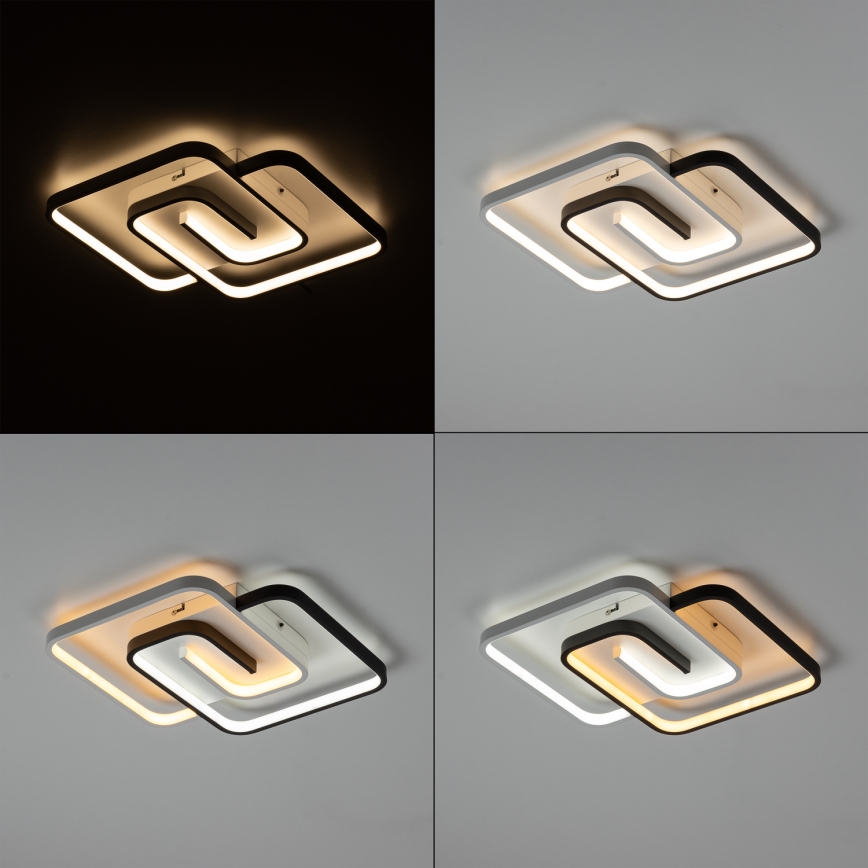 Brilagi - VELO himmennettävä LED-kattovalaisin LED/64W/230V 38x38 cm 3000-6500K + kaukosäädin