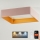 Brilagi - Himmennettävä LED-kattovalaisin VELVET SQUARE SMART LED/36W/230V 2700-6500K Wi-Fi Tuya + kauko-ohjaus vaaleanpunainen