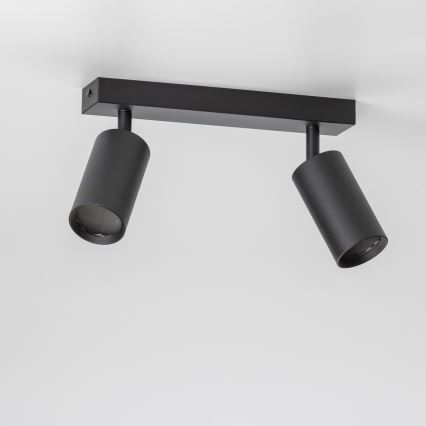 Brilagi - LED-himmennettävä kohdevalaisin SELE 2xGU10/6,5W/230V 2700-6500K musta