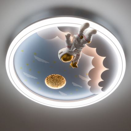 Brilagi - LED-himmennettävä lasten kattovalaisin LED/42W/230V 3000/5700K astronautti