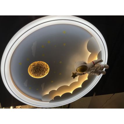 Brilagi - LED-himmennettävä lasten kattovalaisin LED/42W/230V 3000/5700K astronautti