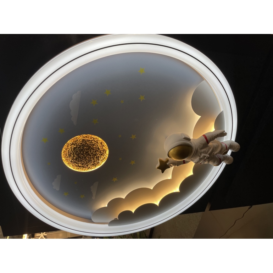 Brilagi - LED-himmennettävä lasten kattovalaisin LED/42W/230V 3000/5700K astronautti