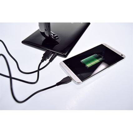 Brilagi - Himmennettävä LED-pöytävalaisin USB connector LED/12W/230V valkoinen 3000 - 6000K