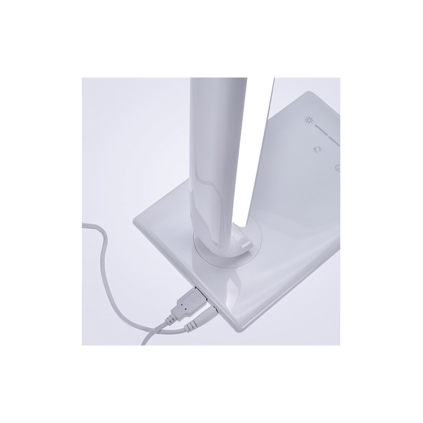 Brilagi - Himmennettävä LED-pöytävalaisin USB connector LED/12W/230V valkoinen 3000 - 6000K