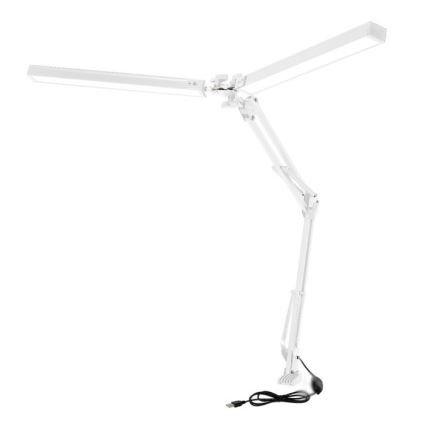 Brilagi - LED Himmennettävä joustava pöytävalaisin VARIO 2xLED/14W/230V 3000-6000K valkoinen