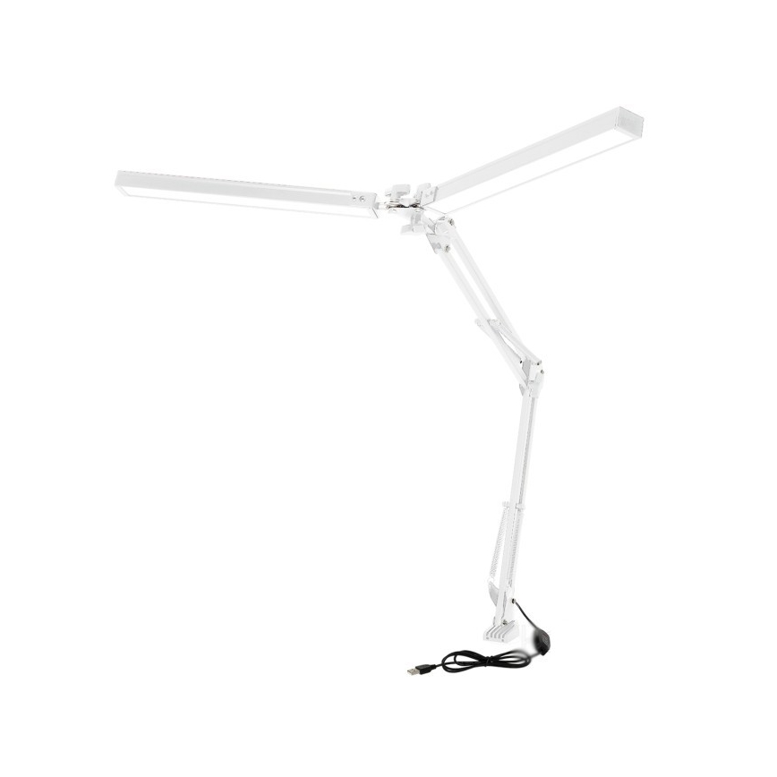 Brilagi - LED Himmennettävä joustava pöytävalaisin VARIO 2xLED/14W/230V 3000-6000K valkoinen