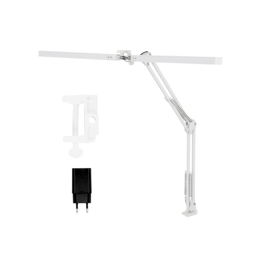 Brilagi - LED Himmennettävä joustava pöytävalaisin VARIO 2xLED/14W/230V 3000-6000K valkoinen