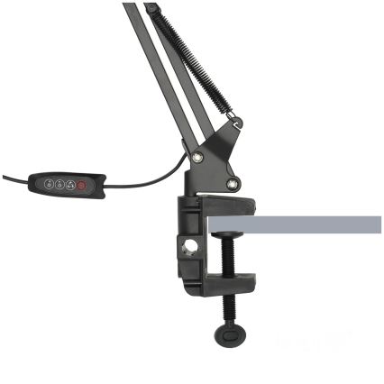 Brilagi - LED Himmennettävä joustava pöytävalaisin VARIO LED/15W/230V 3000-6000K musta