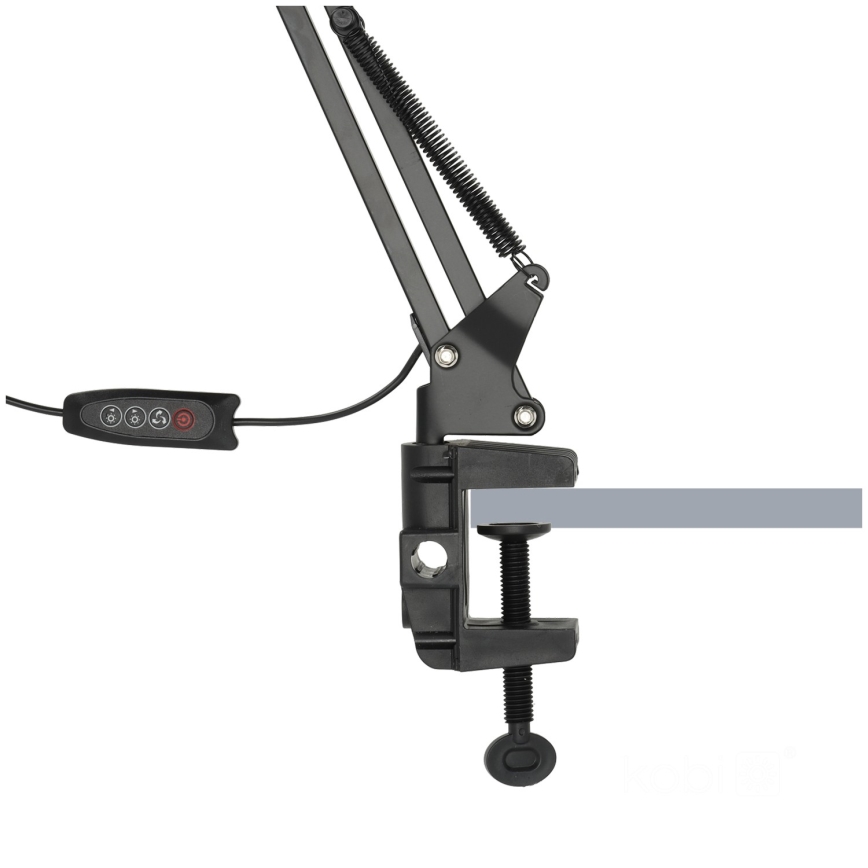 Brilagi - LED Himmennettävä joustava pöytävalaisin VARIO LED/15W/230V 3000-6000K musta