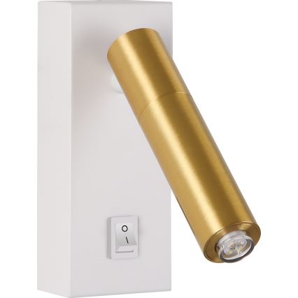 Brilagi - Himmennettävä LED-seinävalaisin MAYA 1xG9/4W/230V valkoinen/kulta 2700-6500K Wi-Fi Tuya