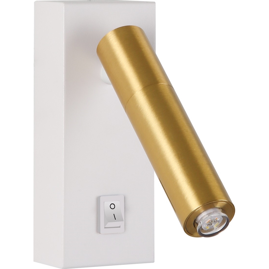 Brilagi - Himmennettävä LED-seinävalaisin MAYA 1xG9/4W/230V valkoinen/kulta 2700-6500K Wi-Fi Tuya