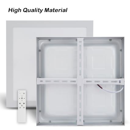 Brilagi - Himmennettävä kylpyhuoneen LED-kattovalaisin FRAME SMART LED/24W/230V 30x30 cm 3000-6000K IP44 valkoinen + kauko-ohjaus