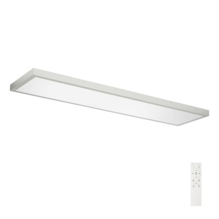 Brilagi - Himmennettävä kylpyhuoneen LED-kattovalaisin FRAME SMART LED/50W/230V 120x30 cm 3000-6000K IP44 hopea + kauko-ohjaus