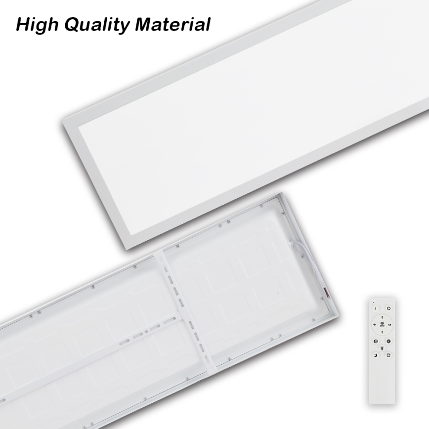 Brilagi - Himmennettävä kylpyhuoneen LED-kattovalaisin FRAME SMART LED/50W/230V 30x120 cm 3000-6000K IP44 valkoinen + kauko-ohjaus