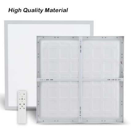 Brilagi - Himmennettävä kylpyhuoneen LED-kattovalaisin FRAME SMART LED/50W/230V 60x60 cm 3000-6000K IP44 valkoinen + kauko-ohjaus