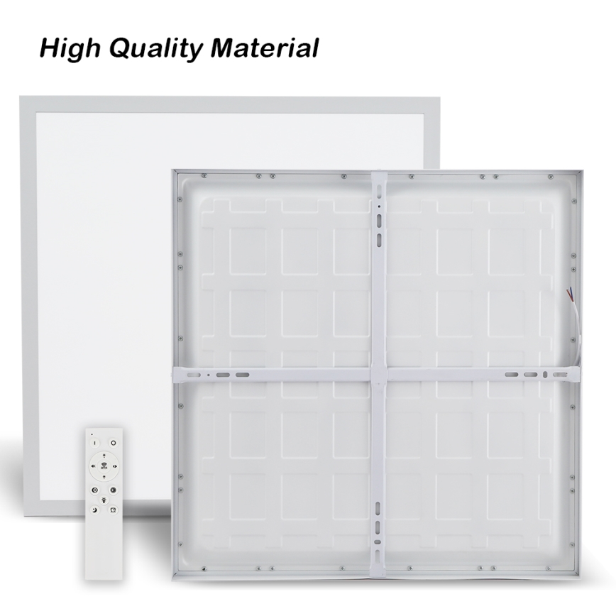 Brilagi - Himmennettävä kylpyhuoneen LED-kattovalaisin FRAME SMART LED/50W/230V 60x60 cm 3000-6000K IP44 valkoinen + kauko-ohjaus