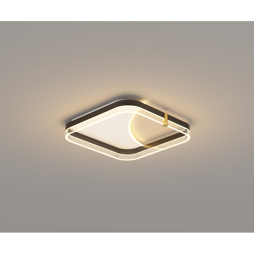 Brilagi - SIRELI LED himmennettävä kattovalaisin 56 W, 230 V, säädettävä värilämpötila 3000–6000 K, 40×40 cm + kauko-ohjain