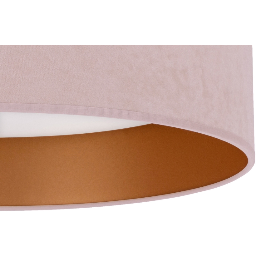 Brilagi - LED Himmennettävä kattovalaisin VELVET SMART LED/24W/230V d. 45 cm 2700-6500K Wi-Fi Tuya pinkki/kulta + kaukosäädin