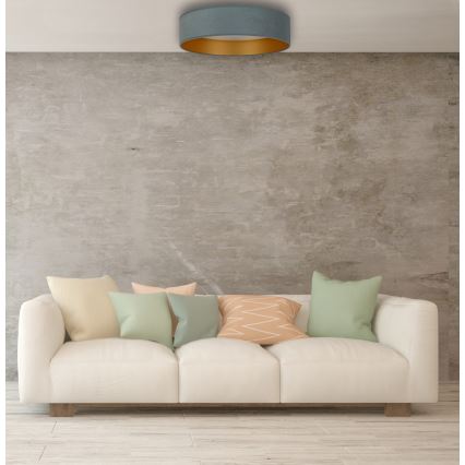 Brilagi - LED Himmennettävä kattovalaisin VELVET SMART LED/36W/230V d. 55 cm 2700-6500K Wi-Fi Tuya minttu/kulta + kaukosäädin