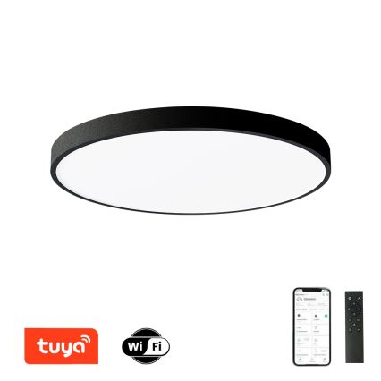 Brilagi - Himennettävä kattovalaisin POOL SMART LED/128W/230V 3000-6000K halkaisija 100 cm Wi-Fi Tuya musta + kauko-ohjain