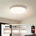 Brilagi - Himmennettävä POOL SMART LED-kattovalaisin 48W, 230V, 3000–6000K, halkaisija 40 cm, Wi-Fi Tuya, beige + kaukosäädin