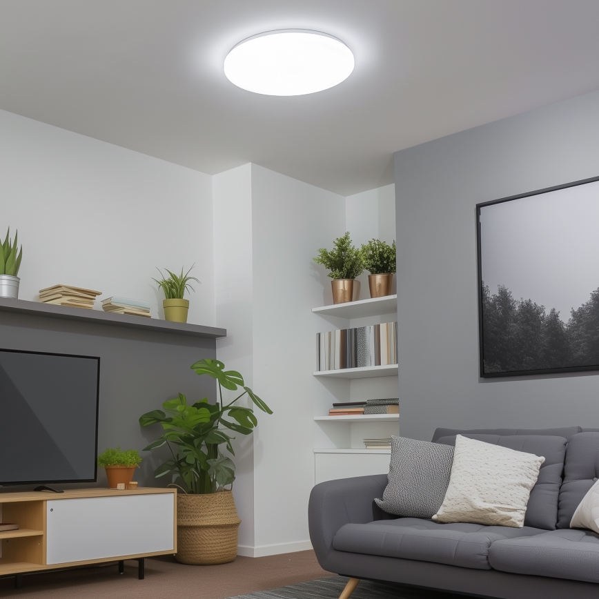 Brilagi - Älykkäästi himmennettävä LED-kattovalaisin SMART LED/24W/230V 2700-6500K Wi-Fi Tuya + kaukosäädin
