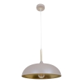 Brilagi - Kattokruunu johdossa ABRAHAM 1xE27/60W/230V halkaisija 35 cm beige