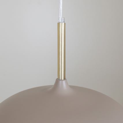Brilagi - Kattokruunu johdossa ABRAHAM 1xE27/60W/230V halkaisija 35 cm beige