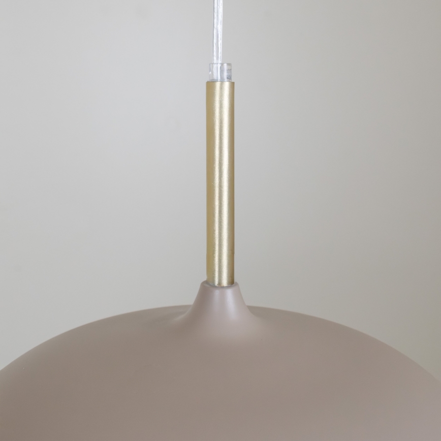 Brilagi - Kattokruunu johdossa ABRAHAM 1xE27/60W/230V halkaisija 35 cm beige