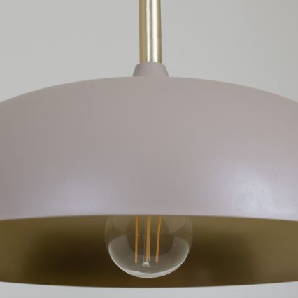Brilagi - Kattokruunu johdossa ABRAHAM 1xE27/60W/230V halkaisija 35 cm beige