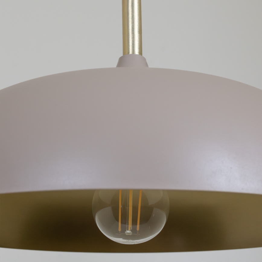 Brilagi - Kattokruunu johdossa ABRAHAM 1xE27/60W/230V halkaisija 35 cm beige