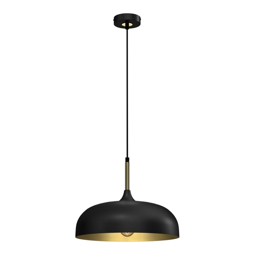 Brilagi - Kattokruunu johdossa ABRAHAM 1xE27/60W/230V halkaisija 35 cm musta