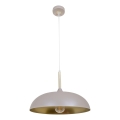 Brilagi - Kattokruunu johdossa ABRAHAM 1xE27/60W/230V halkaisija 45 cm beige