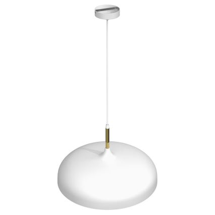 Brilagi - Kattokruunu johdossa ABRAHAM 1xE27/60W/230V halkaisija 45 cm valkoinen