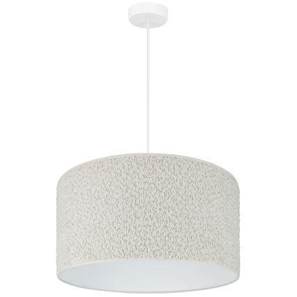 Brilagi - Kattokruunu johdossa BOUCLE ROLLER 1xE27/15W/230V halkaisija 45 cm kerma