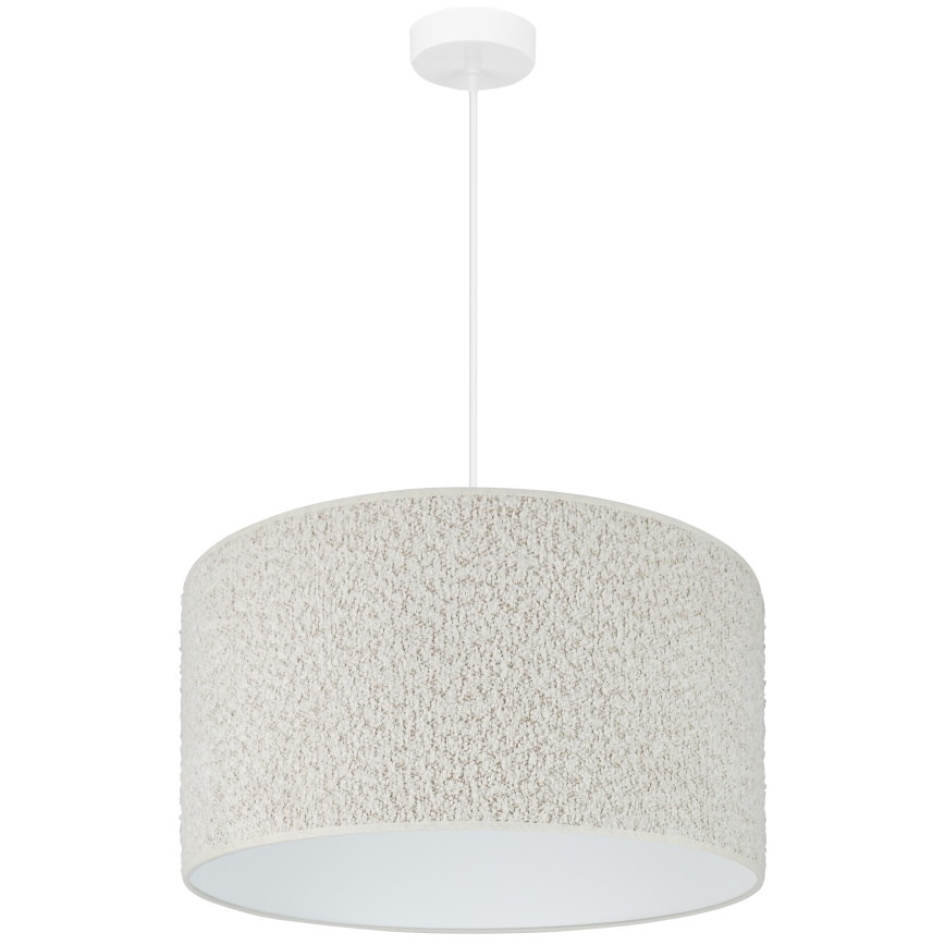 Brilagi - Kattokruunu johdossa BOUCLE ROLLER 1xE27/15W/230V halkaisija 45 cm kerma