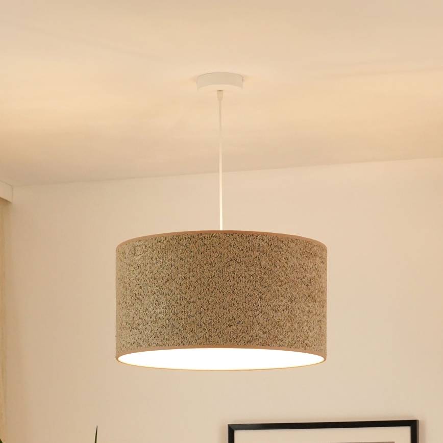 Brilagi - Kattokruunu johdossa BOUCLE ROLLER 1xE27/15W/230V halkaisija 50 cm ruskea