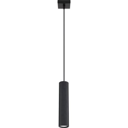 Brilagi - Kattokruunu johdossa CRESTO 1xGU10/10W/230V musta
