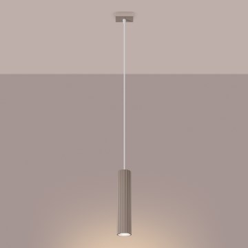 Brilagi - Kattokruunu johdossa CRESTO 1xGU10/10W/230V taupe