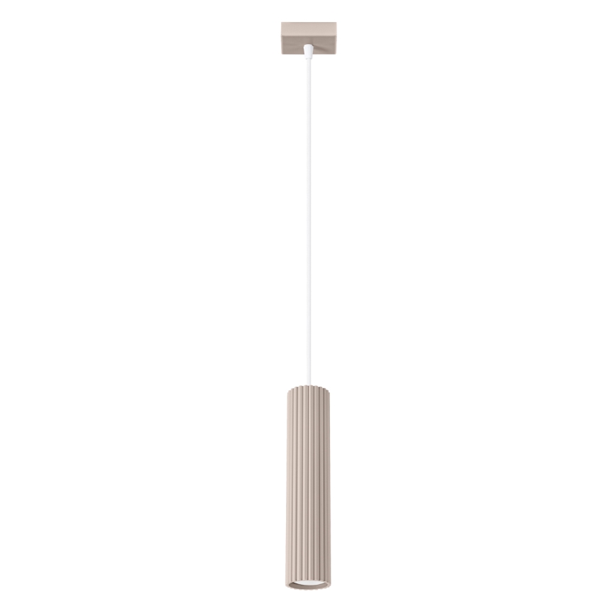 Brilagi - Kattokruunu johdossa CRESTO 1xGU10/10W/230V taupe