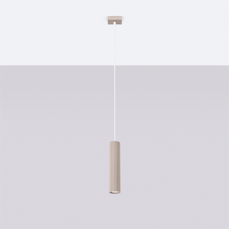 Brilagi - Kattokruunu johdossa CRESTO 1xGU10/10W/230V taupe