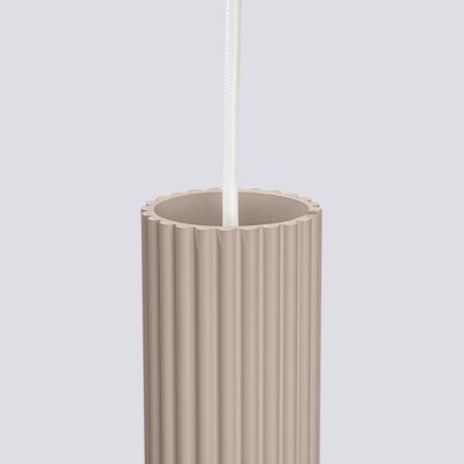 Brilagi - Kattokruunu johdossa CRESTO 1xGU10/10W/230V taupe