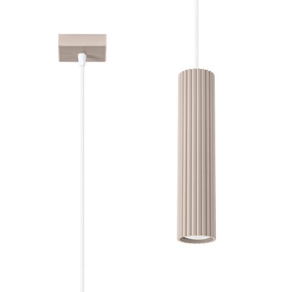 Brilagi - Kattokruunu johdossa CRESTO 1xGU10/10W/230V taupe