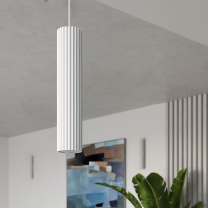 Brilagi - Kattokruunu johdossa CRESTO 1xGU10/10W/230V valkoinen