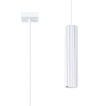 Brilagi - Kattokruunu johdossa CRESTO 1xGU10/10W/230V valkoinen