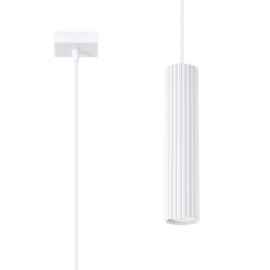 Brilagi - Kattokruunu johdossa CRESTO 1xGU10/10W/230V valkoinen