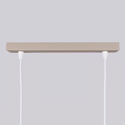 Brilagi - Kattokruunu johdossa CRESTO 2xGU10/10W/230V taupe